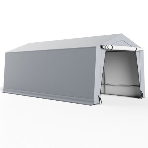 Load image into Gallery viewer, 10 x 16/10 x 20 Feet Outdoor Heavy-Duty Carport with 2 Doors-10 x 20 ft
