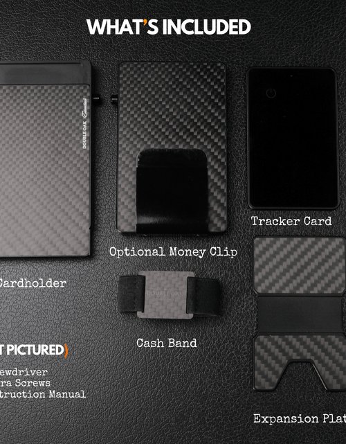 Load image into Gallery viewer, Carbon Fiber TRAK Wallet (No Tracker Card)
