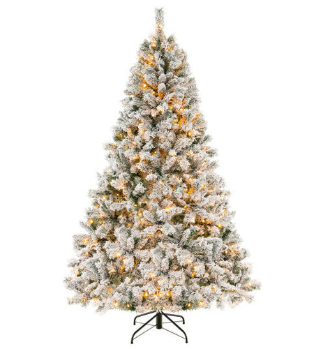 6/7/8 Feet Artificial Xmas Tree 3-Minute Quick Shape-7 ft