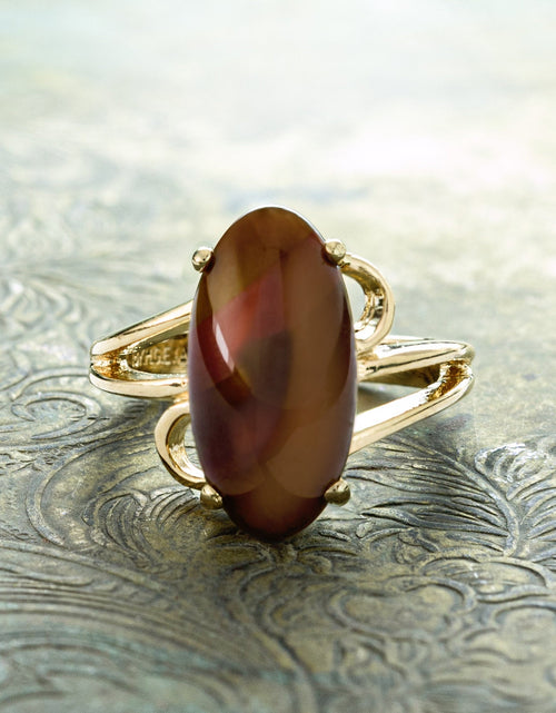 Load image into Gallery viewer, Vintage Ring Genuine Onyx 18k White Gold Electroplated Cocktail Ring Made in USA by PVD Vintage Jewelry
