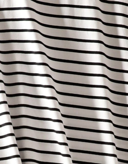 Load image into Gallery viewer, Striped Round Neck Short Sleeve Dress
