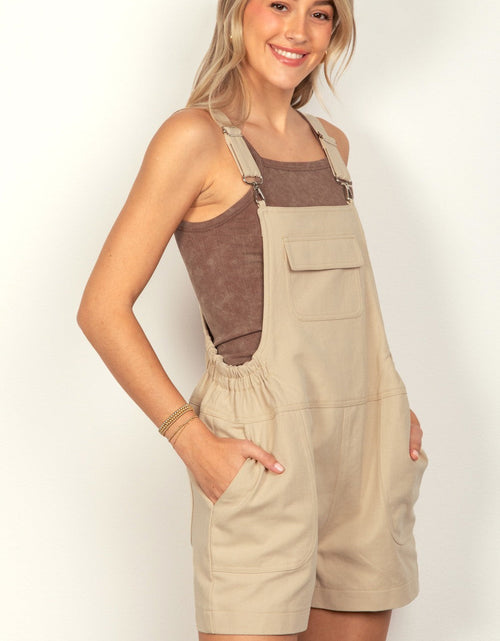 Load image into Gallery viewer, VERY J Adjustable Suspender Overalls with Pockets

