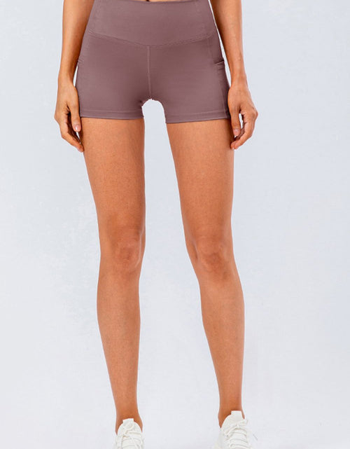 Load image into Gallery viewer, Slim Fit Wide Waistband Sports Shorts
