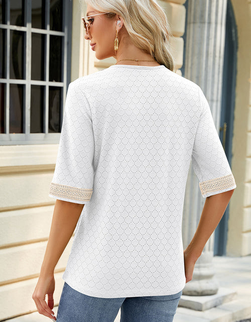 Load image into Gallery viewer, V-Neck Half Sleeve T-Shirt
