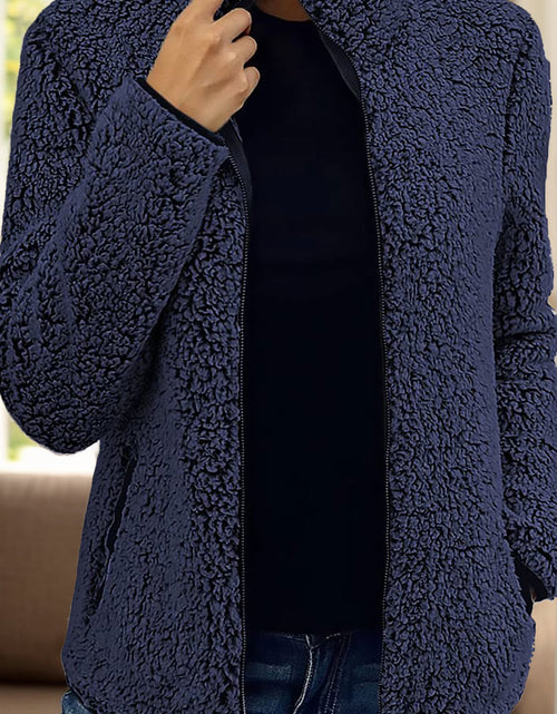 Load image into Gallery viewer, Pocketed Zip Up Turtleneck Jacket
