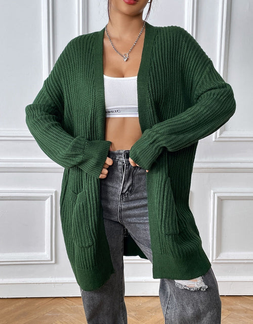 Load image into Gallery viewer, Open Front Long Sleeve Cardigan
