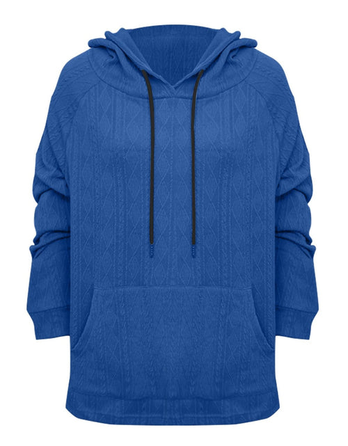 Load image into Gallery viewer, Full Size Drawstring Long Sleeve Hoodie
