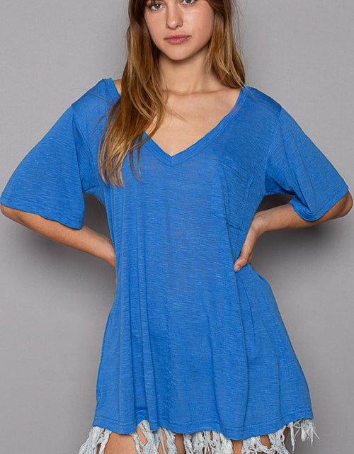 Load image into Gallery viewer, POL V-Neck Short Sleeve T-Shirt
