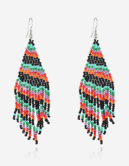 Load image into Gallery viewer, Christmas Beaded Earrings
