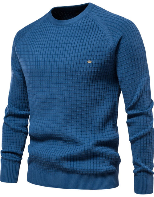 Load image into Gallery viewer, Texture Round Neck Long Sleeve Sweater
