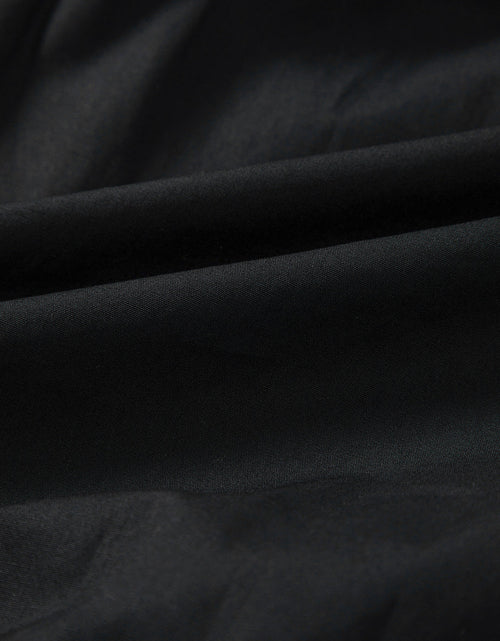 Load image into Gallery viewer, Button Down Puff Sleeve Ruffle Hem Dress

