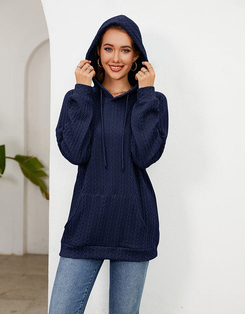 Load image into Gallery viewer, Raglan Sleeve Front Pocket Hoodie
