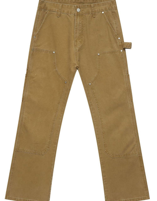 Load image into Gallery viewer, Men's Wide Straight Leg Jeans with Pockets

