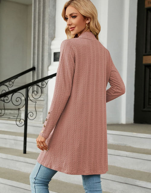 Load image into Gallery viewer, Long Sleeve Open Front Cardigan
