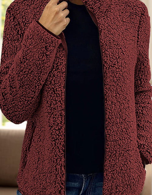 Load image into Gallery viewer, Pocketed Zip Up Turtleneck Jacket
