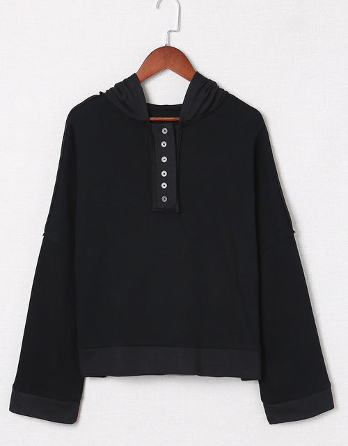 Load image into Gallery viewer, Exposed Seam Long Sleeve Hoodie
