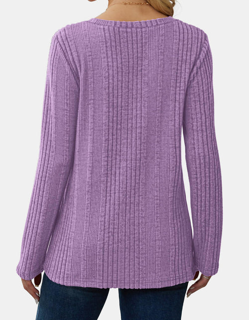 Load image into Gallery viewer, V-Neck Long Sleeve T-Shirt

