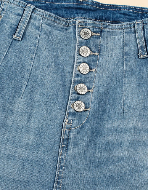 Load image into Gallery viewer, Button Fly High Waist Jeans
