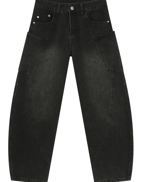 Load image into Gallery viewer, Men's Wide Leg Jeans with Pockets
