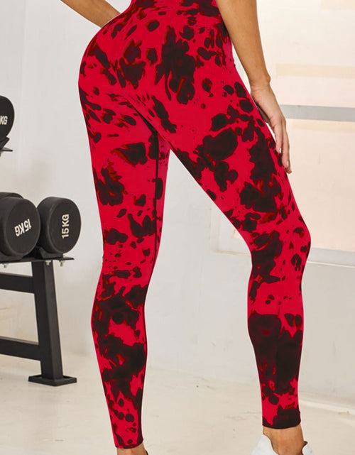 Load image into Gallery viewer, Tie-Dye High Waist Active Leggings

