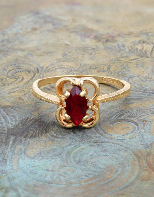 Load image into Gallery viewer, Vintage Jewelry Marquise Cut Jet Black Crystal Cocktail Ring in 18k White Gold Electroplate by PVD Vintage Jewelry
