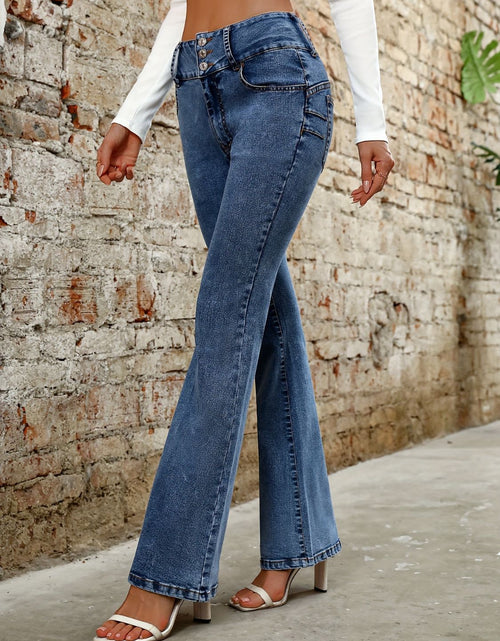 Load image into Gallery viewer, Bootcut Jeans with Pockets
