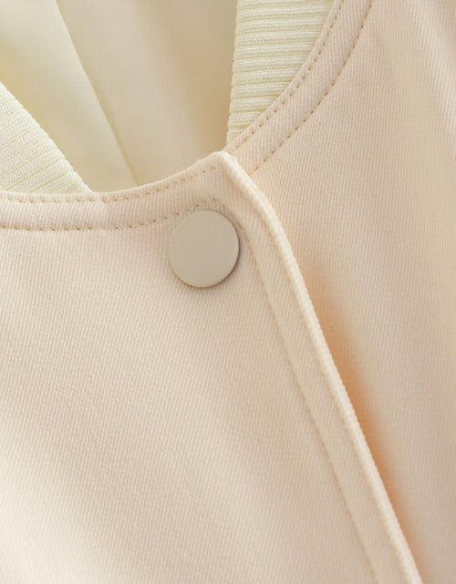 Load image into Gallery viewer, Pocketed Snap Down Baseball Collar Jacket
