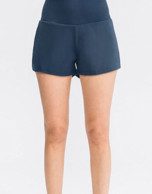 Load image into Gallery viewer, Wide Waistband Sports Shorts with Pockets

