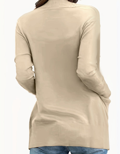 Load image into Gallery viewer, Open Front Long Sleeve Sweater Cardigan
