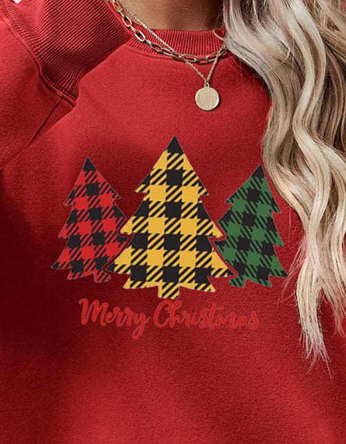 Load image into Gallery viewer, MERRY CHRISTMAS Dropped Shoulder Sweatshirt

