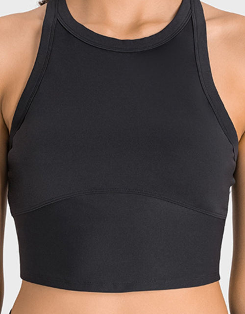 Load image into Gallery viewer, Millennia Racerback Cropped Sports Tank

