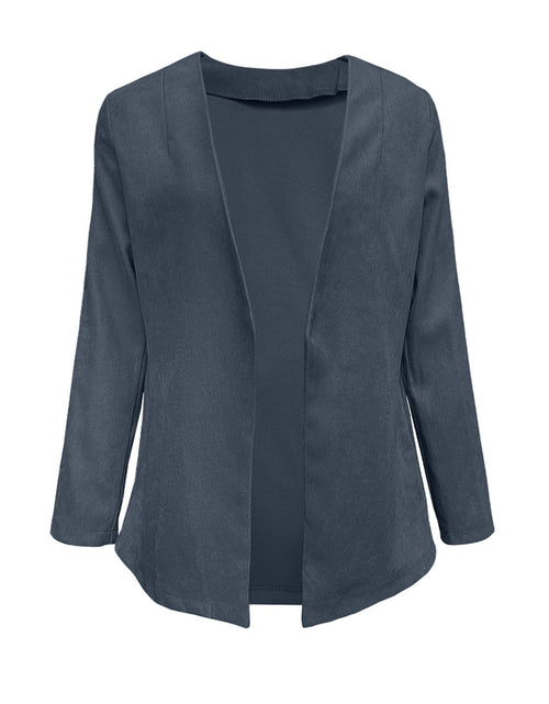 Load image into Gallery viewer, Open Front Long Sleeve Cardigan

