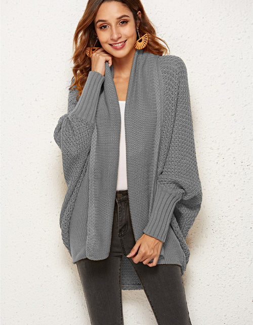 Load image into Gallery viewer, Angel Wings Open Front Batwing Sleeve Cardigan
