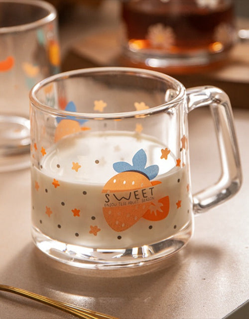 Load image into Gallery viewer, Set Of Four Modern Printed Glass Mugs by Izhar Studio- CA
