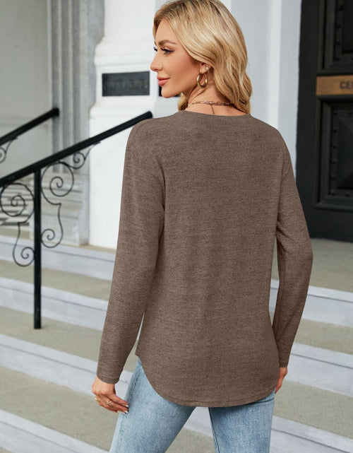 Load image into Gallery viewer, Round Neck Long Sleeve T-Shirt
