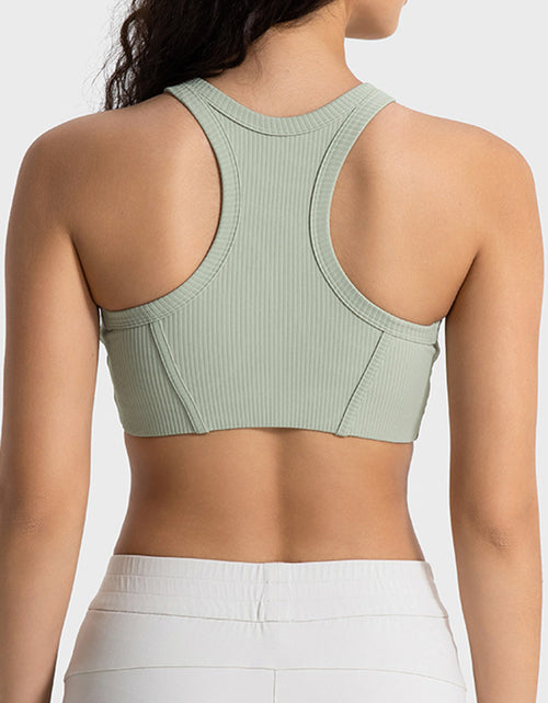Load image into Gallery viewer, Millennia Wide Strap Cropped Sport Tank
