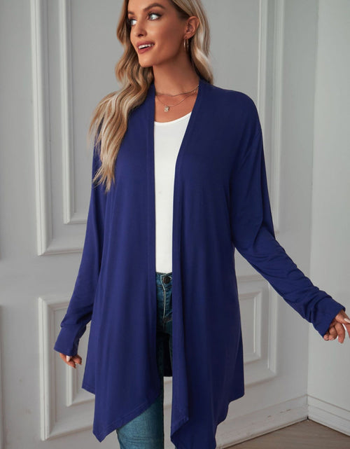 Load image into Gallery viewer, Open Front Long Sleeve Cardigan
