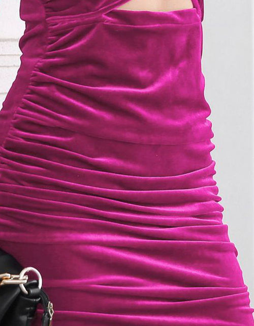 Load image into Gallery viewer, Twist Front Cutout Long Sleeve Dress
