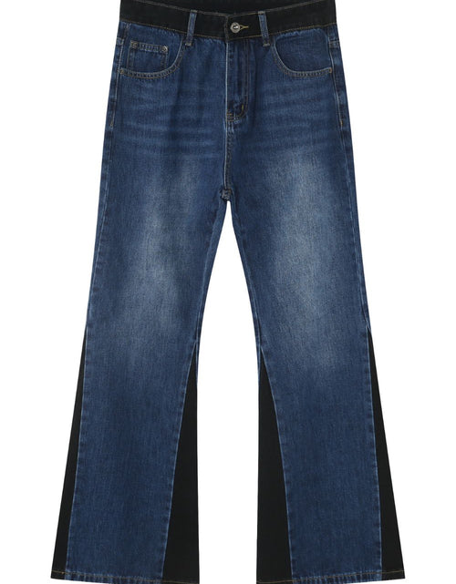 Load image into Gallery viewer, Men's Contrast Bootcut Jeans with Pockets
