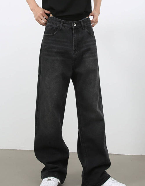Load image into Gallery viewer, Men's Wide Leg Jeans with Pockets
