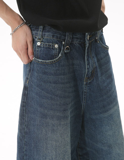 Load image into Gallery viewer, Wide Leg Cropped Jeans
