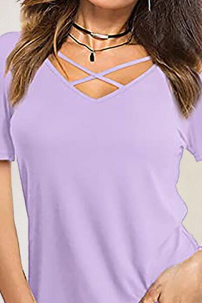 Load image into Gallery viewer, Crisscross Short Sleeve T-Shirt
