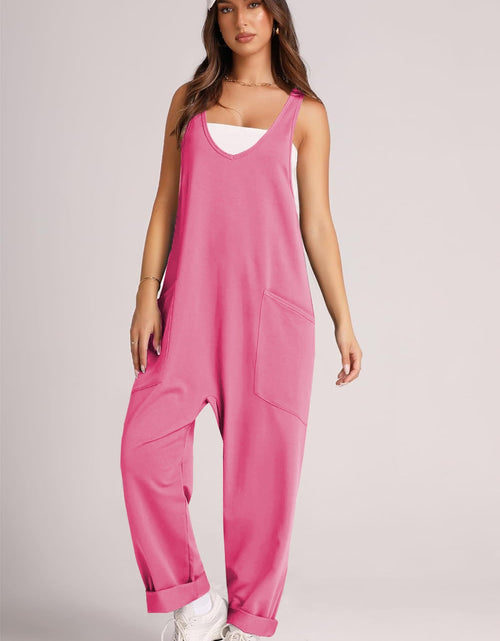 Load image into Gallery viewer, Lovelet Wide Strap Jumpsuit with Pockets

