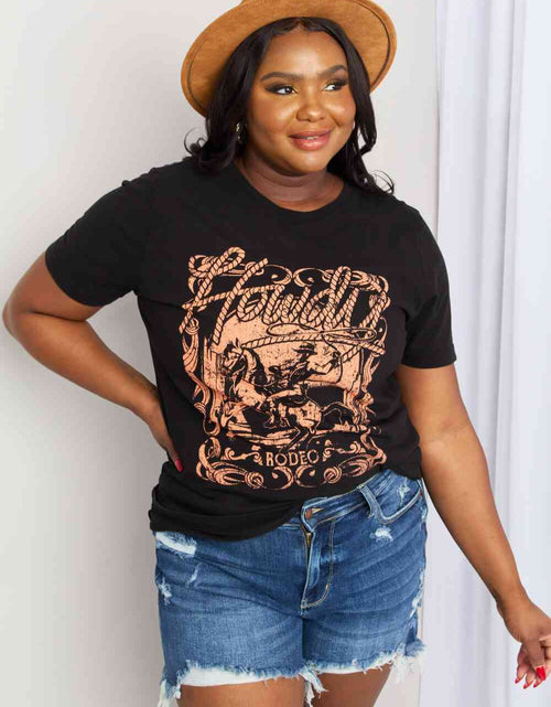 Load image into Gallery viewer, mineB Full Size Graphic Round Neck Tee
