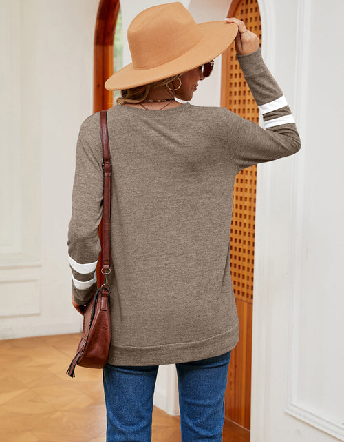 Load image into Gallery viewer, V-Neck Long Sleeve T-Shirt
