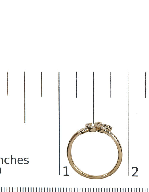 Load image into Gallery viewer, 10K Yellow Gold 1/10 Cttw Diamond Leaf and Branch Ring (H-I Color, I1-I2 Clarity) by Haus of Brilliance
