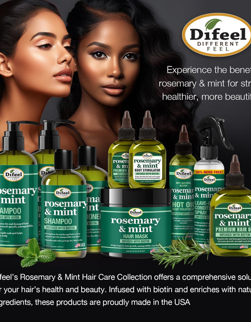 Load image into Gallery viewer, Difeel Rosemary and Mint Hair Strengthening Shampoo with Biotin 33.8 oz. by difeel - find your natural beauty
