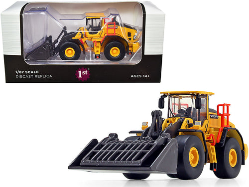 Load image into Gallery viewer, Volvo L180H Refuse Wheel Loader 1/87 (HO) Diecast Model by First Gear
