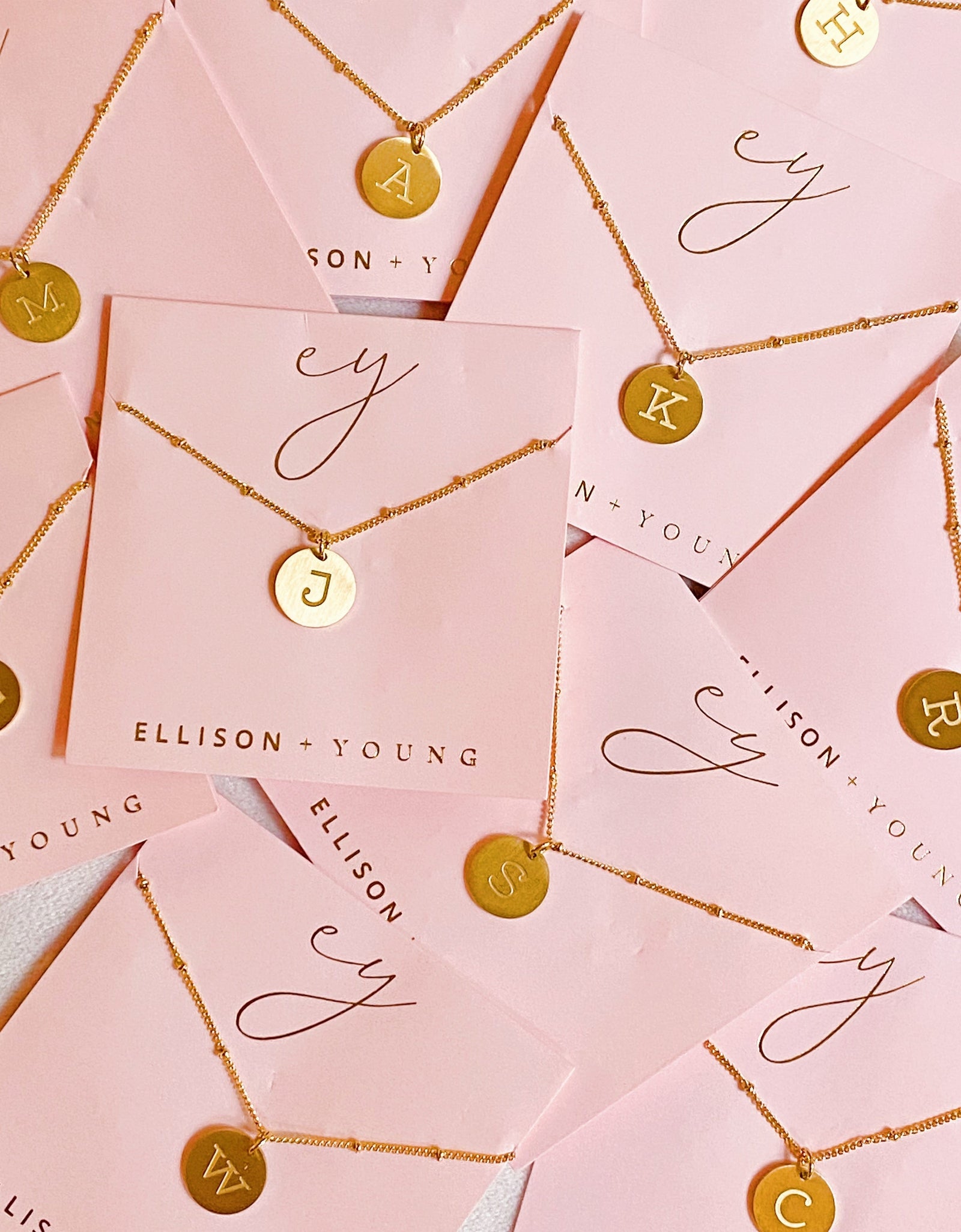 Ellison + Young: Singular Charm Initial Necklace by Ellisonyoung.com
