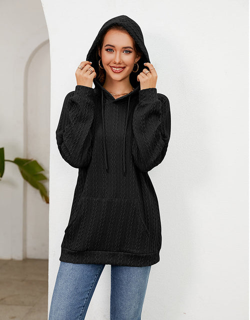Load image into Gallery viewer, Raglan Sleeve Front Pocket Hoodie
